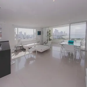 2tc19 Apartamento De 2 Alcobas Frente Al Mar Con Aire Acondicionado Y Wifi Para 6 Pesronas Cartagena